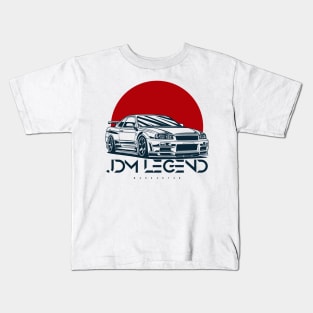 Skyline R34 GT-R Kids T-Shirt